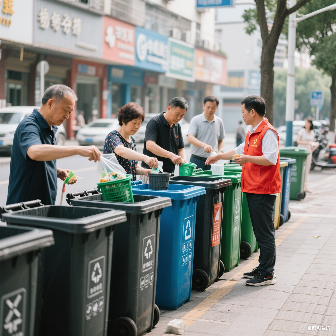 环保行动 —— 城市垃圾分类成效显著