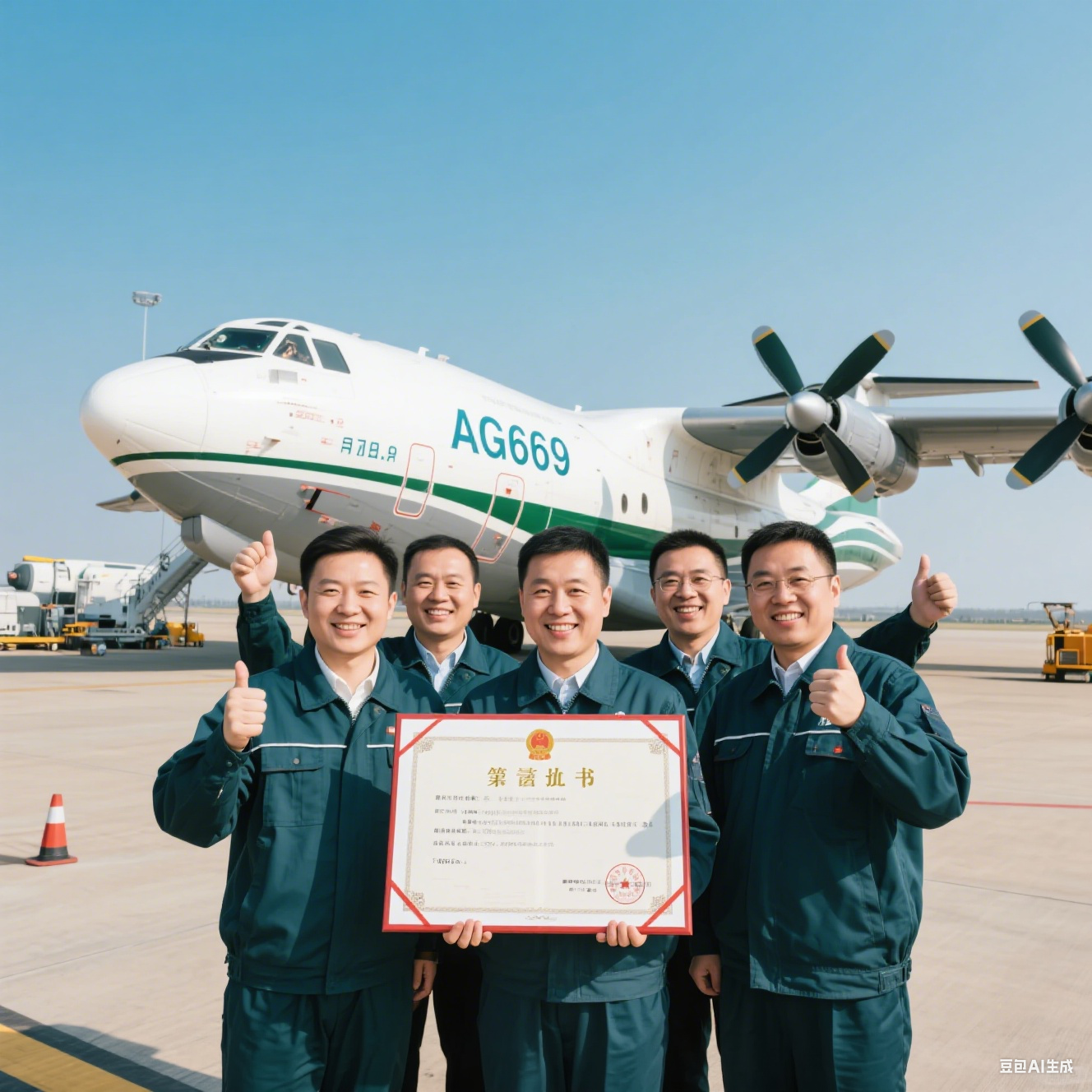 我国大型水陆两栖飞机 AG600 获生产许可证
