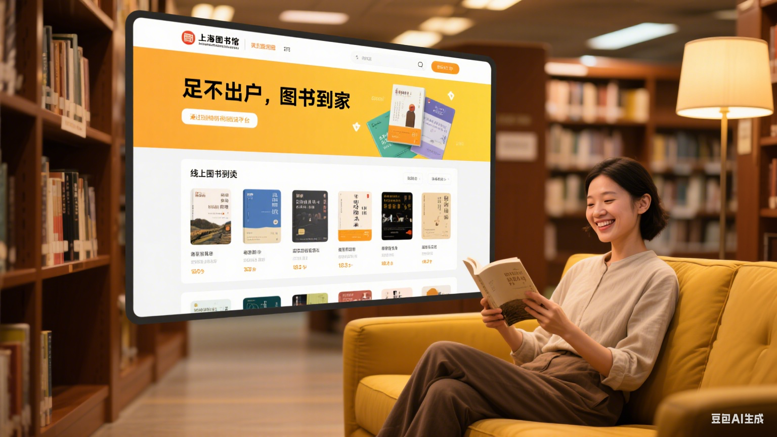 上海图书馆推出线上借阅服务，实现 “足不出户，图书到家”